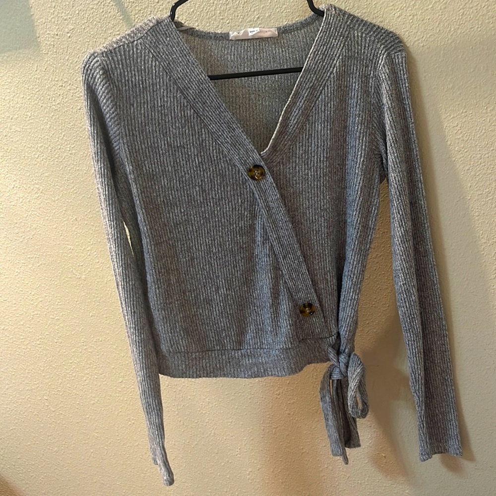 Grey Long Sleeve Shirt